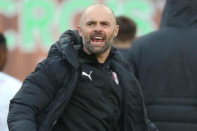 PLEASED: Rotherham United manager Paul Warne