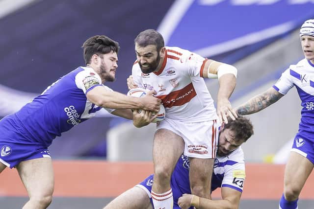 Play on: Hull KR's Kane Linnett has one year left on his deal with the club but it hoping to play on after that and finish his career in England.