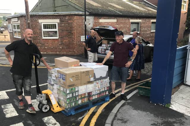 Mick Hanley now helps the Rotary4Foodbanks project in South Yorkshire
