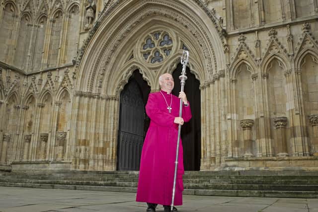 Archbishop Stephen Cottrell at York Minster. Picture: Tony Johnson