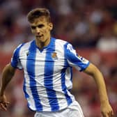 Diego Llorente of Real Sociedad. (Photo by Marc Atkins/Getty Images)