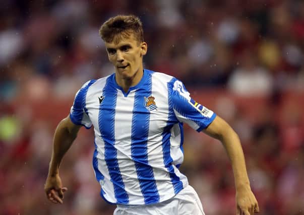 Diego Llorente of Real Sociedad. (Photo by Marc Atkins/Getty Images)