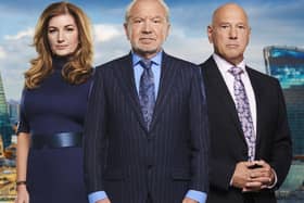 Karren Brady, Lord Alan Sugar and Claude Littner reflect on The Apprentice. Picture: PA/BBC