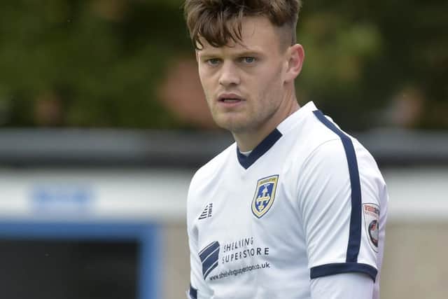 Former Guiseley footballer Reece Thompson, who was sentenced in April last year to 40 months for grievous bodily harm of a woman