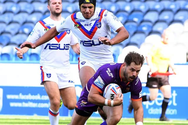 Huddersfield Giants captain Aidan Sezer hoping to back up this win against Wakefield Trinity. (PIC: JONATHAN GAWTHORPE)