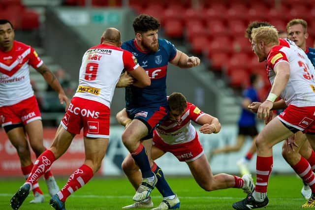 Hull KR prop Mitch Garbutt is set to return to face former club Leeds Rhinos (PIC: BRUCE ROLLINSON)