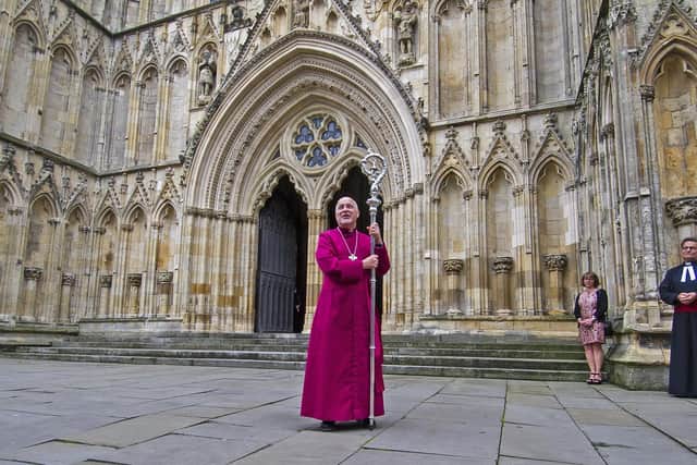 Confirmation of Election of Bishop Stephen Cottrell as the 98th Archbishop of York at York Minster. Picture Tony Johnson