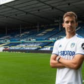 Unveiled: Former Real Sociedad defender Diego Llorente has signed a four-year deal with Leeds United. Picture: LUFC
