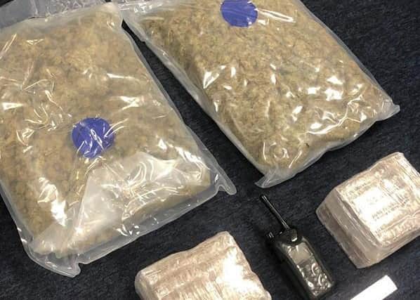 Picture issued by the National Police Chief's Council (NPCC) of drugs seized by an undisclosed police force as part of the county lines operation