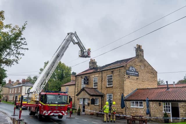 The Cresswell Arms has been severely damaged in a fire