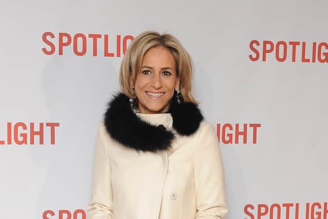 Emily Maitlis arrives for the UK Premiere of Spotlight at The Washington Mayfair on January 20, 2016 in London, England.  (Photo by Jeff Spicer/Getty Images)