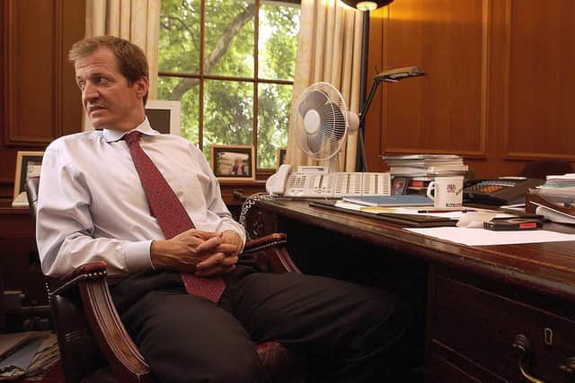 Alastair Campbell in his office in Downing Street. Picture: PA