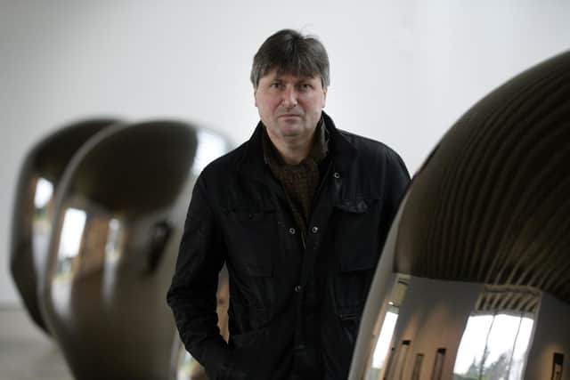 Simon Armitage was Yorkshire Sculpture Park’s poet in residence in 2017. (Bruce Rollinson).