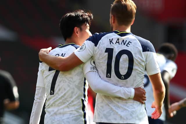 Who's hot - Tottenham Hotspur's Harry Kane (right) and Heung-min Son (Picture: PA)