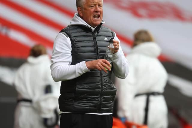 FRUSTRATED: Sheffield United manager Chris Wilder
