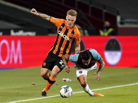 CONTROVERSY: Hull City declined to have players including Thomas Mayer tested for coronavirus before their League Cup tie at West Ham United