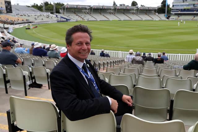 NO SUPPORT: Nigel Huddleston, Minister for Sport, pictured at Edgbaston in July. Picture: David Davies/PA