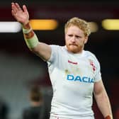 THE SWEETEST MOMENT: England's James Graham celebrates an emotional series-clinching win against New Zealand at Anfield in 2018. Picture by Alex Whitehead/SWpix.com