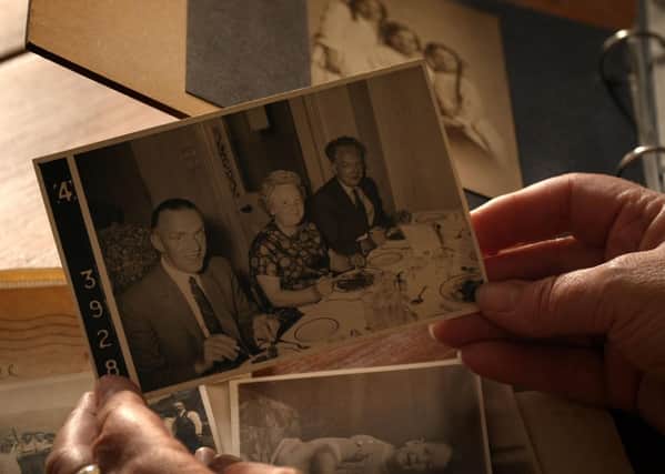 Debbie Bartlett with photo of her grandma Eva Lyons, one of Harold Shipman's victims from Yorkshire. Picture: BBC