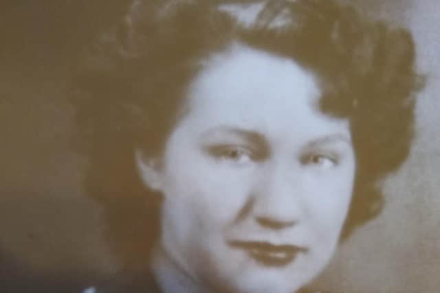 Darren's nan Brenda Renshaw during World War 2