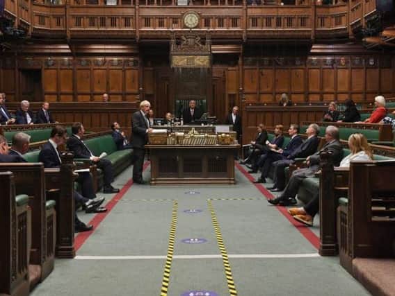 MPs in the House of Commons, where a u-turn has been performed on allowing its bars to remain open after 10pm. Picture: Jessica Taylor/UK Parliament/PA Wire