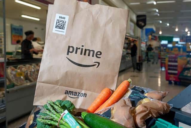 Morrisons has partnered Amazon.