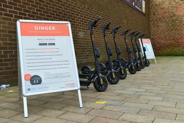 Electric scooters being trialled inthe North-East