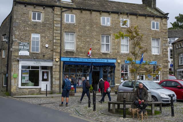 The Striped Badger bookshop in Grassington, one of many independent stores to be enjoying a resurgence.