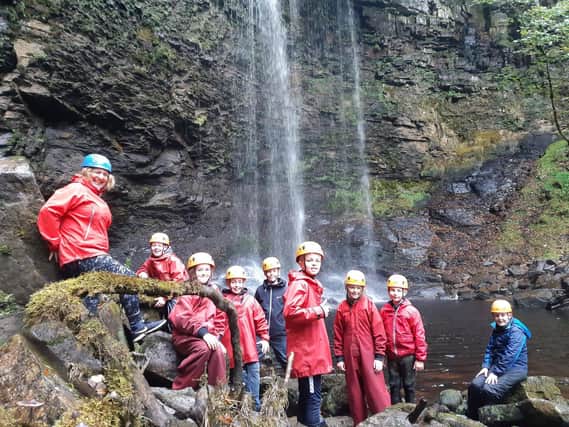 Pupils from Wensleydale School on a recent day visit to Low Mill Outdoor Centre