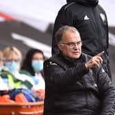 Leeds United manager Marcelo Bielsa, pictured on the touchline at Bramall Lane last Sunday. Picture: Oli Scarff/NMC Pool/PA.