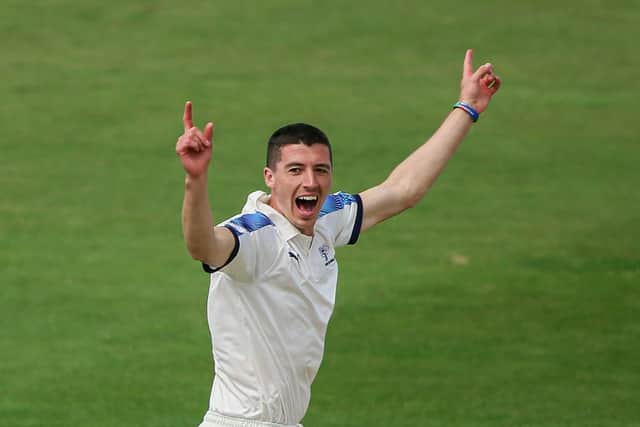 Yorkshire’s Matthew Fisher: Pace prospect.