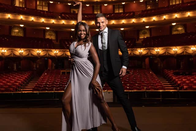 Oti Mabuse will be joined by her husband Marius Lepure in her first solo  'I AM HERE'  Tour which comes to Lees, Sheffield and Hull 1. (Photo by Ian Gavan/Getty Images)
