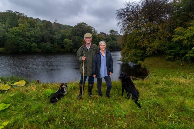 Philip and Maria Farrer on the Ingleborough Estate. Picture: James Hardisty.