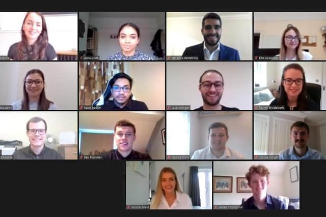 BHP new starters meet up over zoom