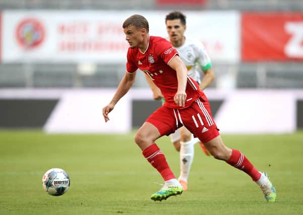 Bayern Munich's Michael Cuisance. (Photo by Alexander Hassenstein/Getty Images)