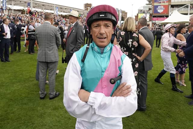 Frankie Dettori in the York paddock - superstar mare Enable has taken his career to new heights.