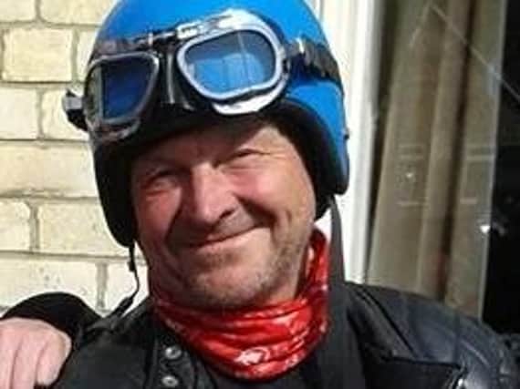 The biker has been named by police as 70-year-old Derek Graham, from the Loftus area.