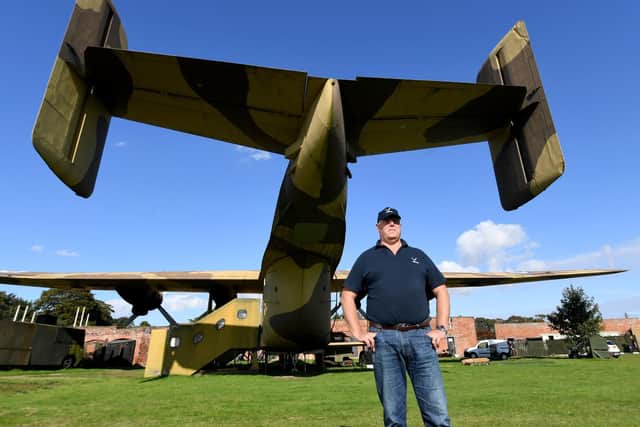 Martyn Wiseman couldn't bear the prospect of the giant plane being cut up for scrap Picture: Simon Hulme