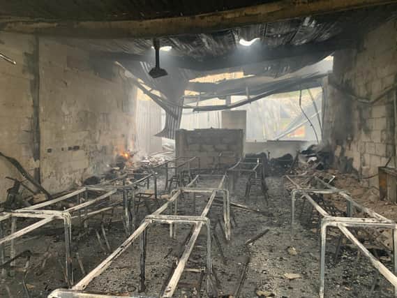 The interior of the building. PIC: Gavin Tomlinson/PA Wire