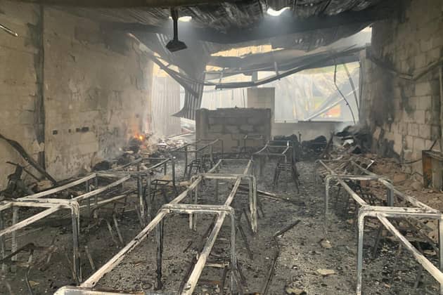 The interior of the building. PIC: Gavin Tomlinson/PA Wire