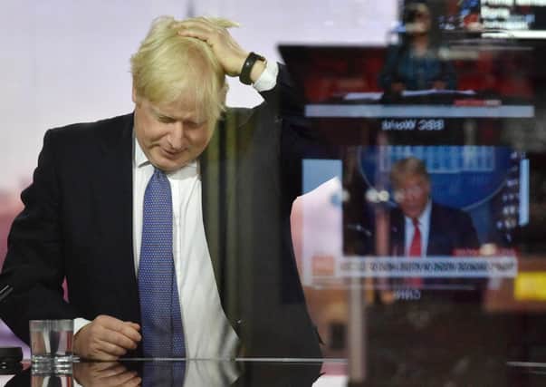 Prime Minister Boris Johnson appearing on the BBC current affairs programme, The Andrew Marr Show. Picture: Jeff Overs/BBC/PA Wire