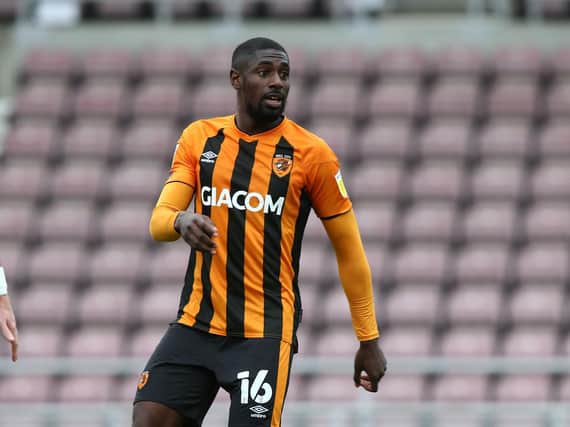 MATCH WINNER: Hakeeb Adelakun scored the only goal of the game for Hull City against Plymouth Argyle. Picture: Pete Norton/Getty Images.