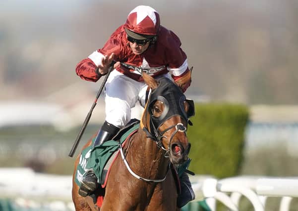Tiger Roll was ridden to glory in the 2018 and 2019 Grand Nationals by Davy Russell.