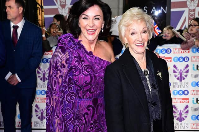 Shirley Ballas with her mother, Audrey. Photo: Ian West/PA.