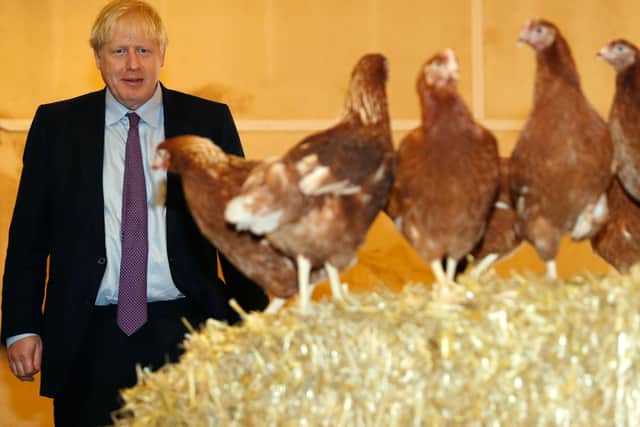 Boris Johnson is accused of compromising UK farm and food standards over Brexit.