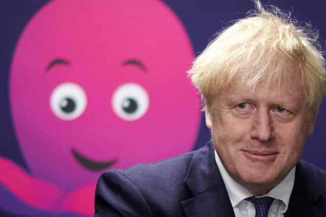 Prime Minister Boris Johnson during a visit to the headquarters of Octopus Energy in London, but does he ened a strong deputy? Bernard Ingham poses the question.