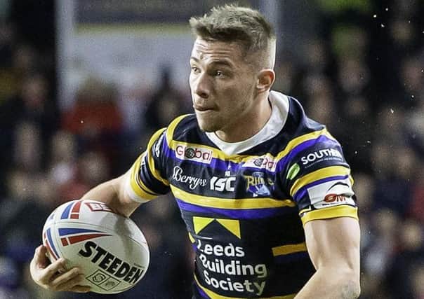Back in action: Leeds Rhinos' Jack Walker could face Castleford as his continues his comeback from injury. Picture by Allan McKenzie/SWpix.com