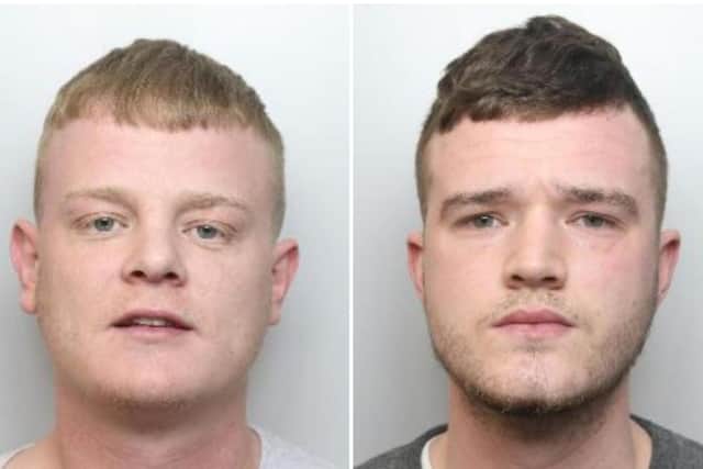 Stephen Dunford (left) and Brandon Bailey. Pictures issued by South Yorkshire Police