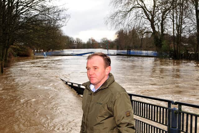 Environment Secretary George Eustice during a visit to York in February just days after his appointment.