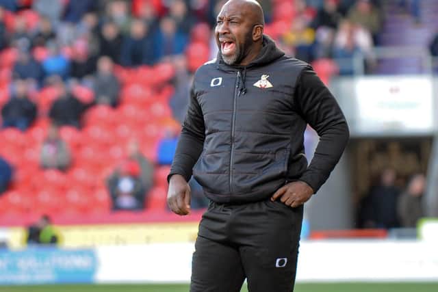 Doncaster manager Darren Moore: Fine start recognised.